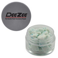 Twist Top Container w/ Silver Cap Filled w/ Sugar Free Gum